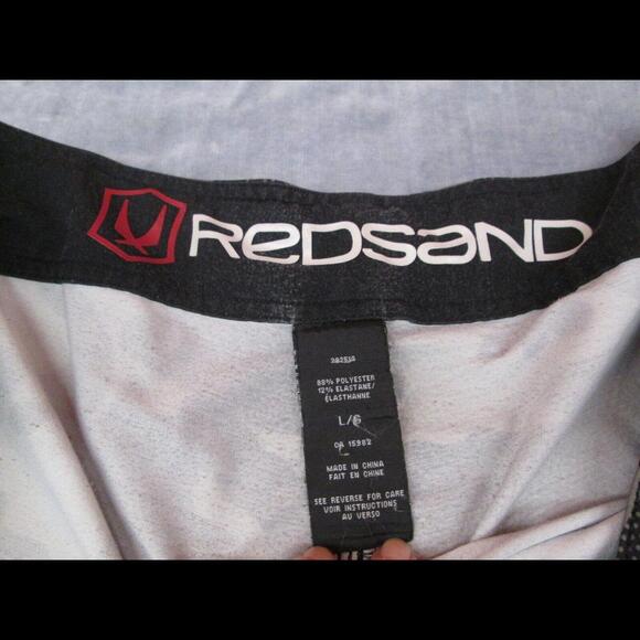 Redsand Mens Camo Swim Trunks Board Shorts Unlined Size L Versatile Summer Wear - Picture 3 of 9